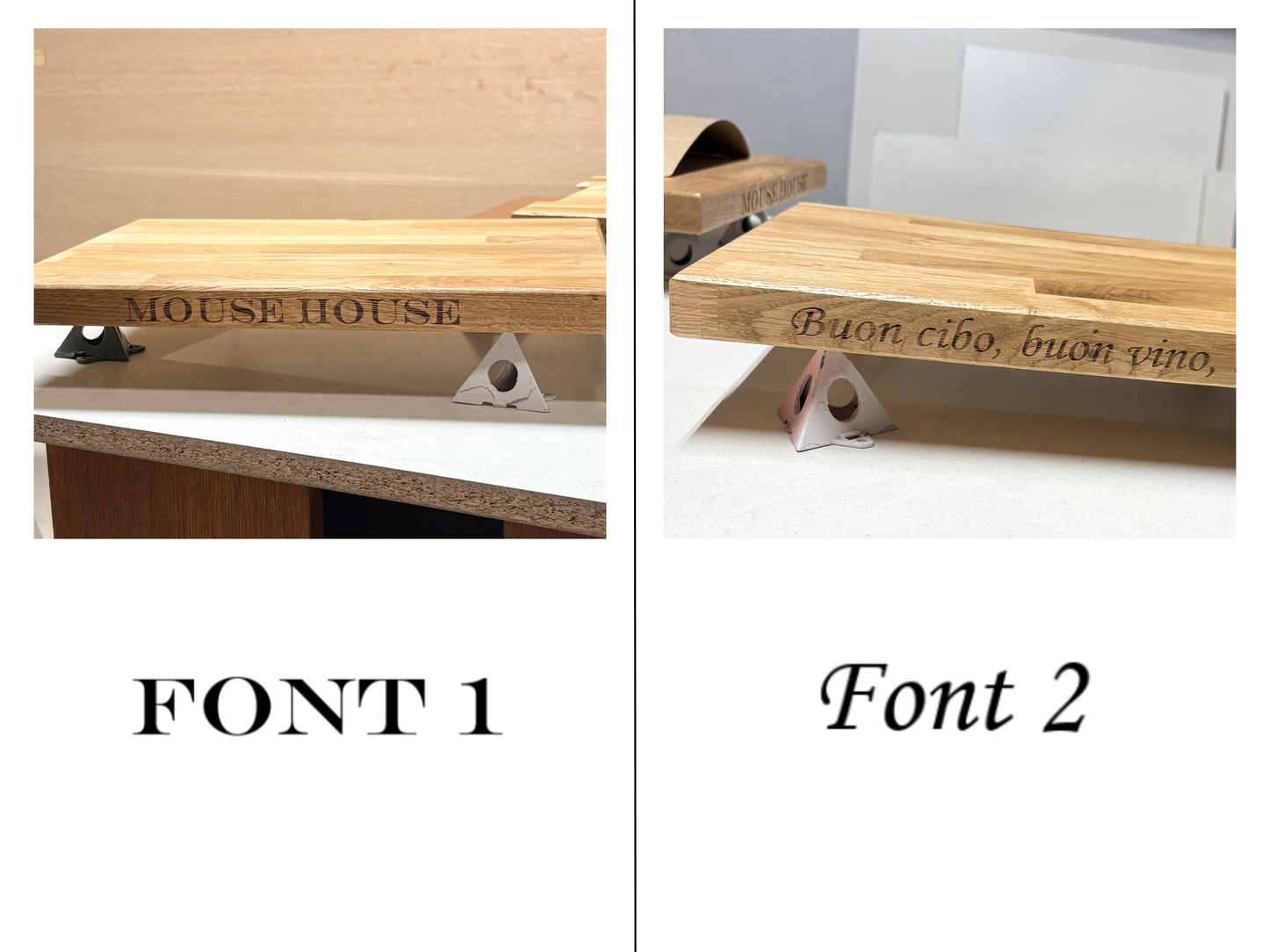 Solid Oak Chopping Board with Custom Engraving