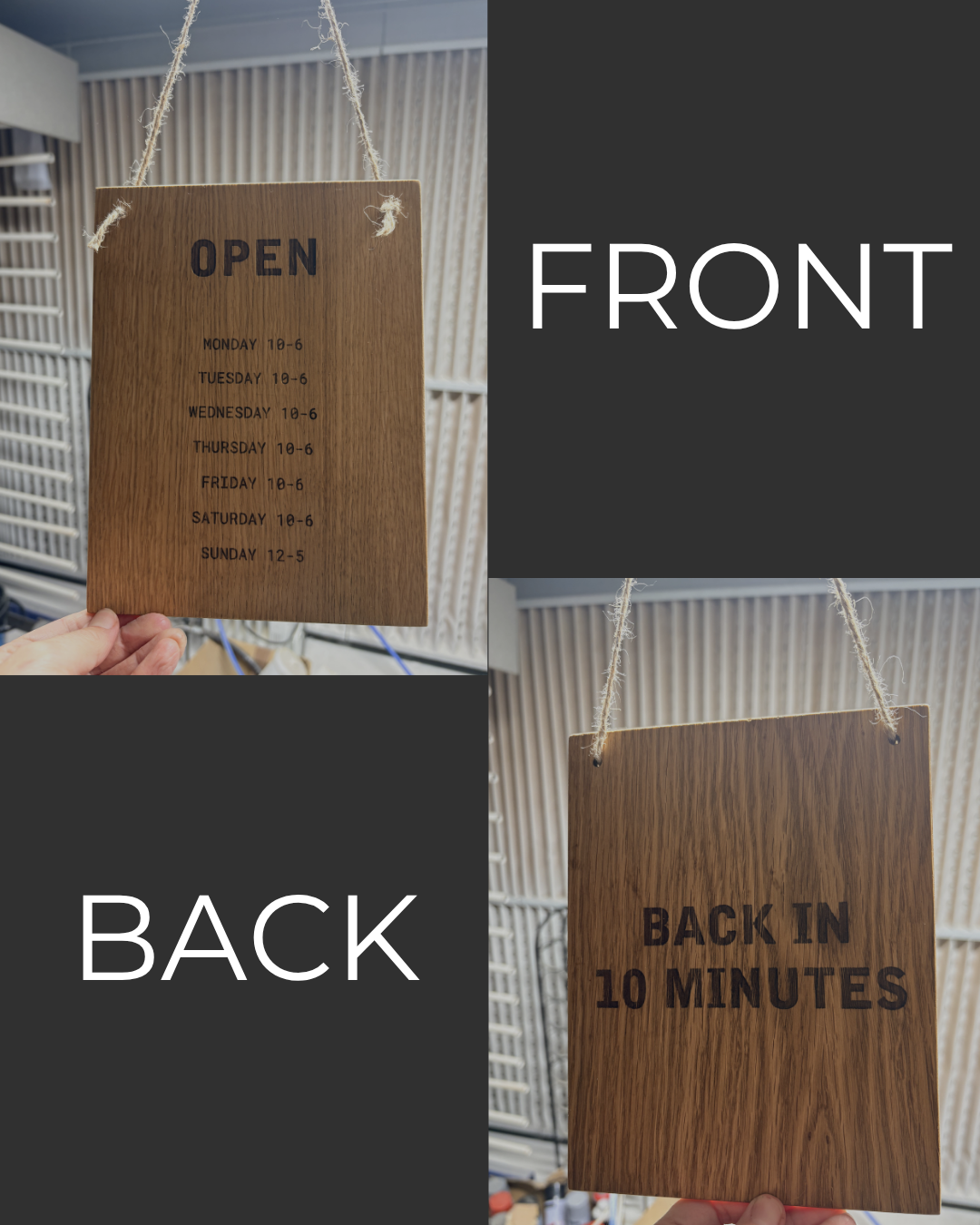 Double‑Sided Engraving Add‑On