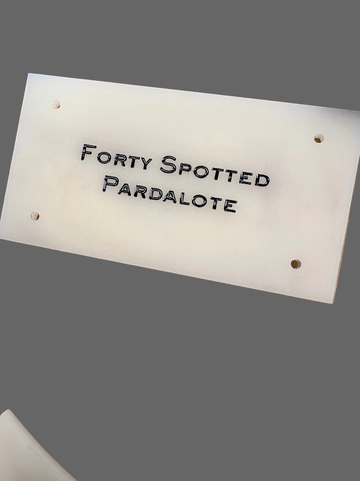 Custom Engraved Acrylic Display Plaques – Replica Vintage Labels