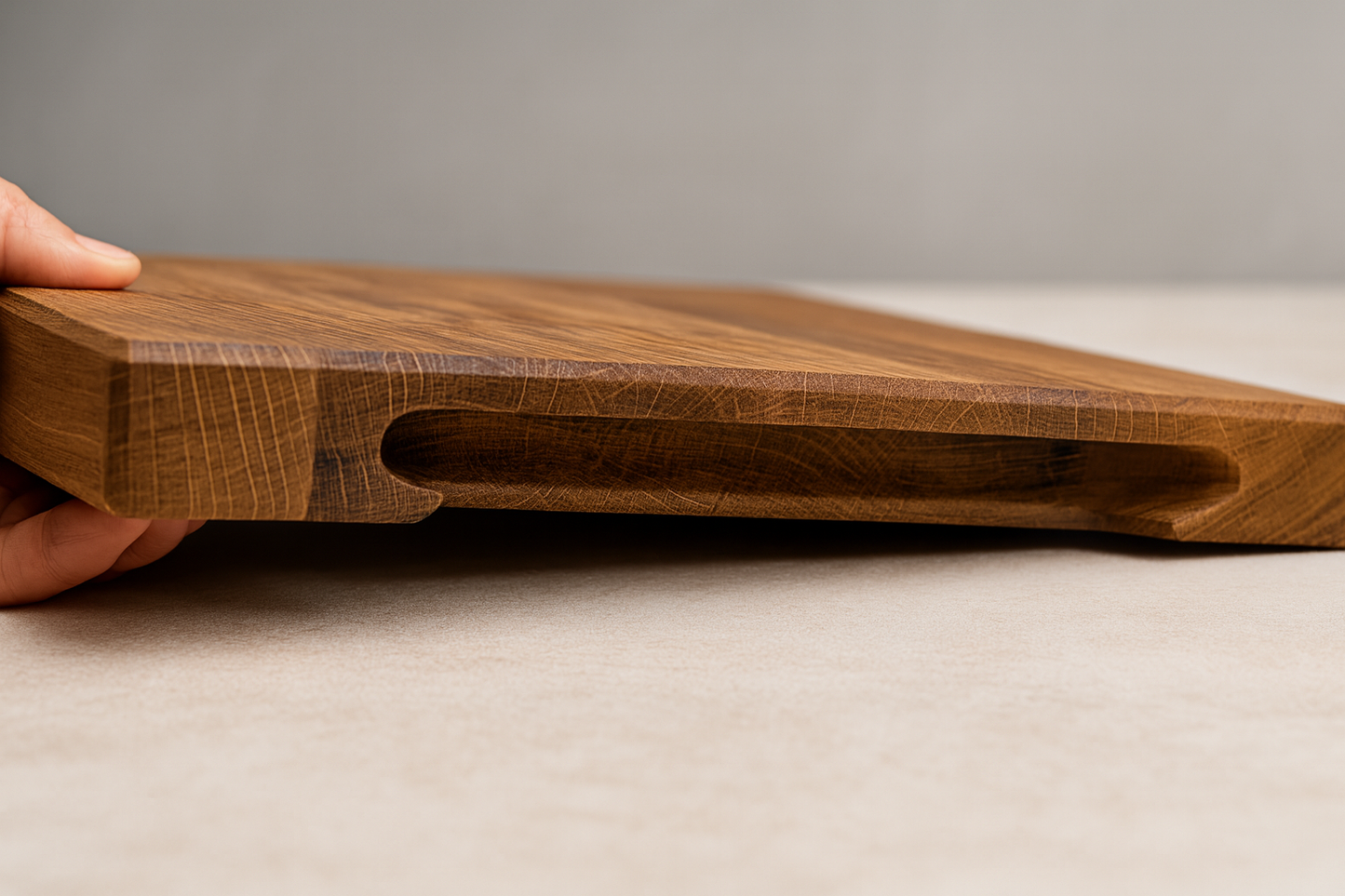 Solid Oak Chopping Board with Custom Engraving