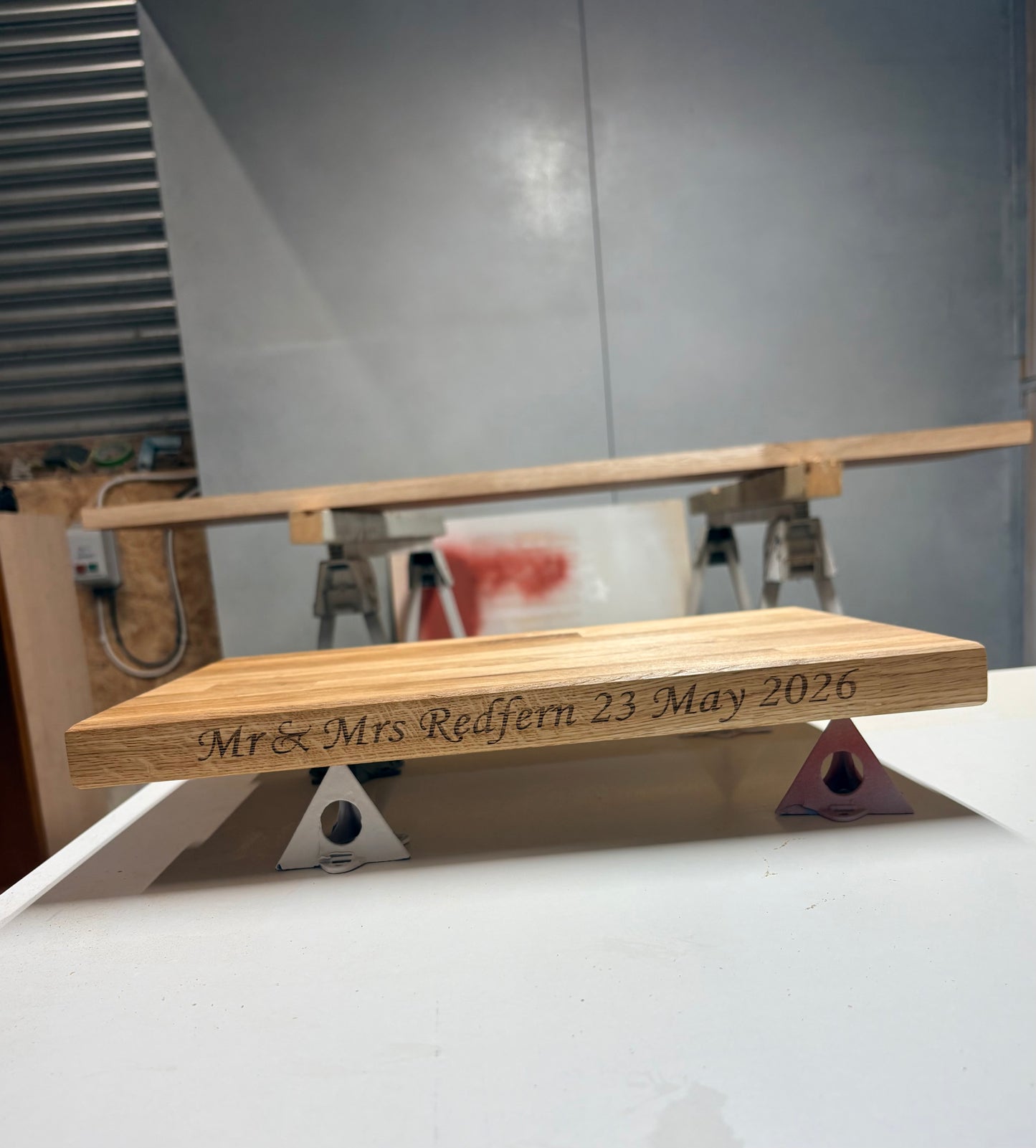 Solid Oak Chopping Board with Custom Engraving