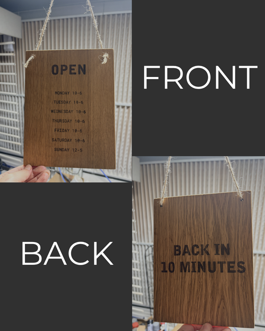 Double‑Sided Engraving Add‑On