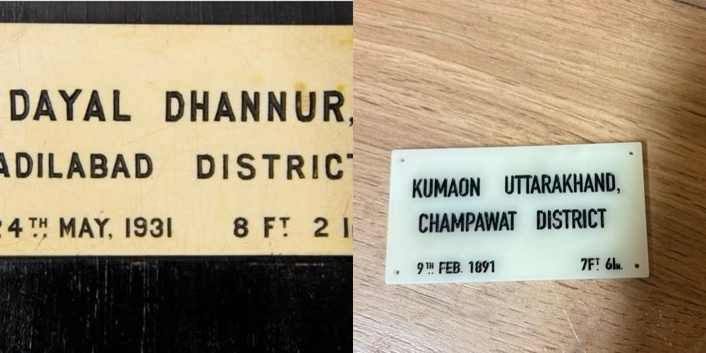 Custom Engraved Acrylic Display Plaques – Replica Vintage Labels