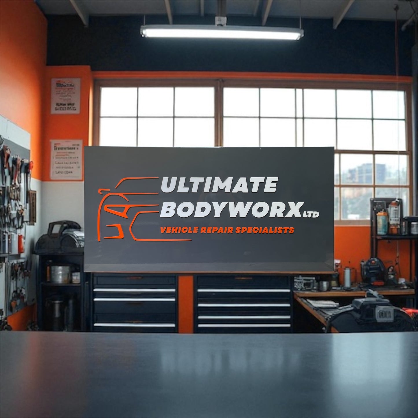 Custom 3D Business Logo Sign - Wood or Acrylic