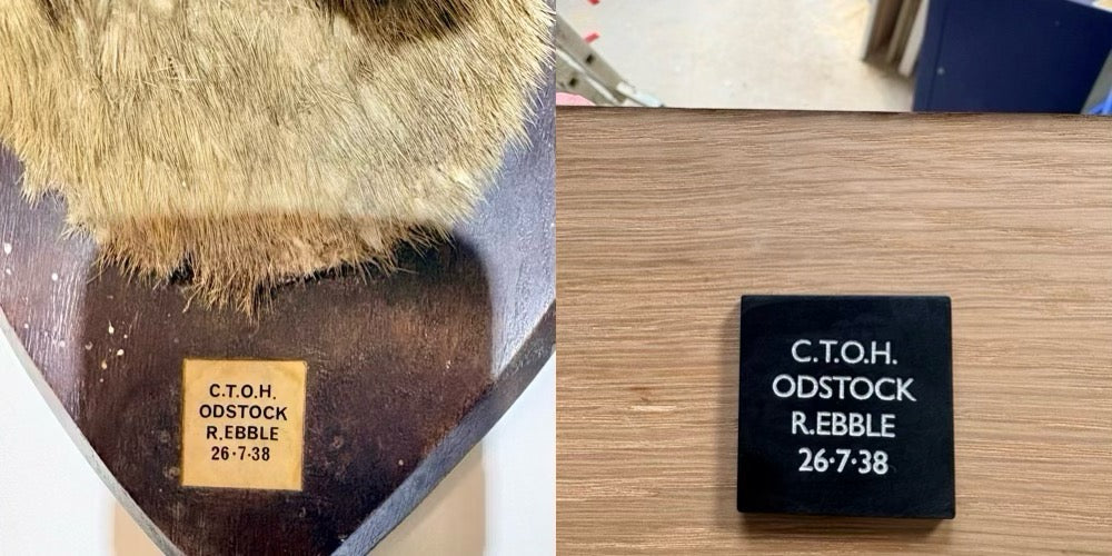 Custom Engraved Acrylic Display Plaques – Replica Vintage Labels