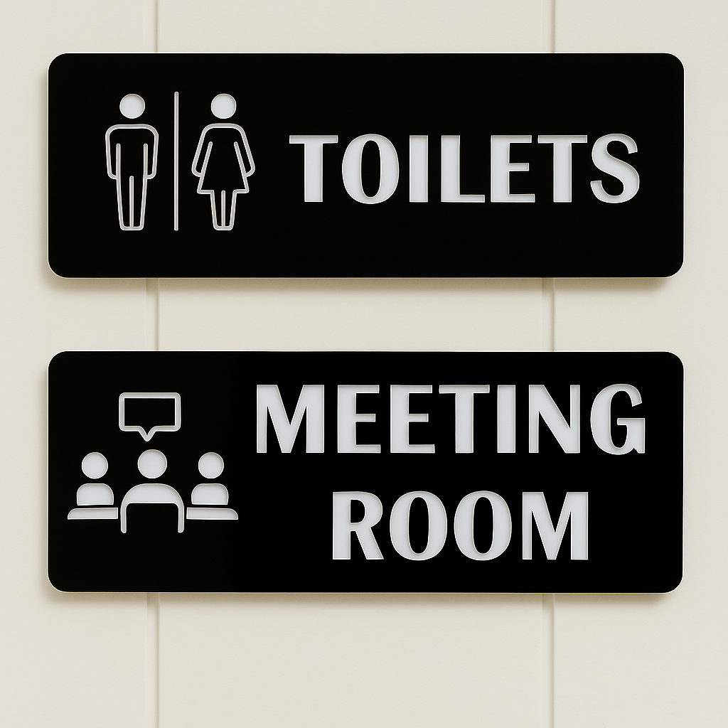 Acrylic Wayfinding Sign