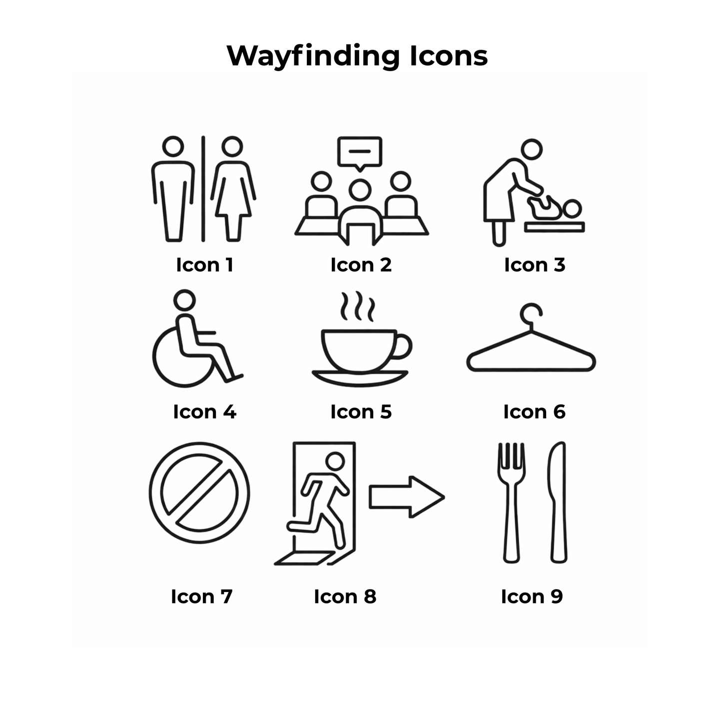 Acrylic Wayfinding Sign